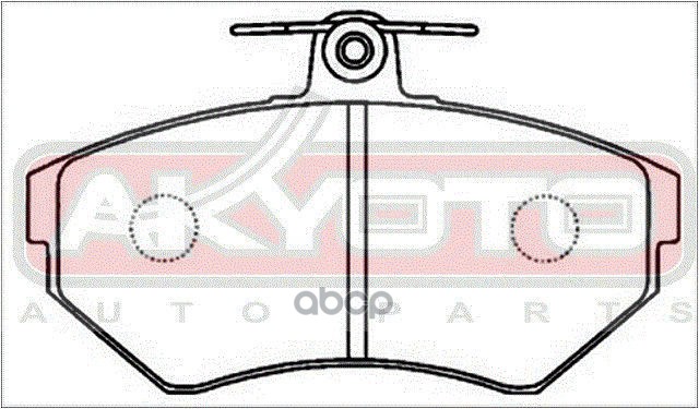 КОЛОДКИ ТОРМОЗНЫЕ ДИСКОВЫЕ ПЕРЕДНИЕ
