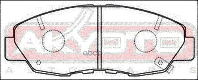 КОЛОДКИ ТОРМОЗНЫЕ ДИСКОВЫЕ ПЕРЕДНИЕ