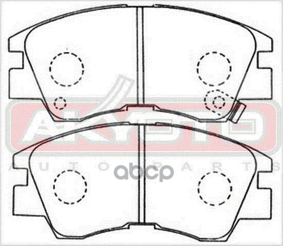 Колодки тормозные дисковые передние