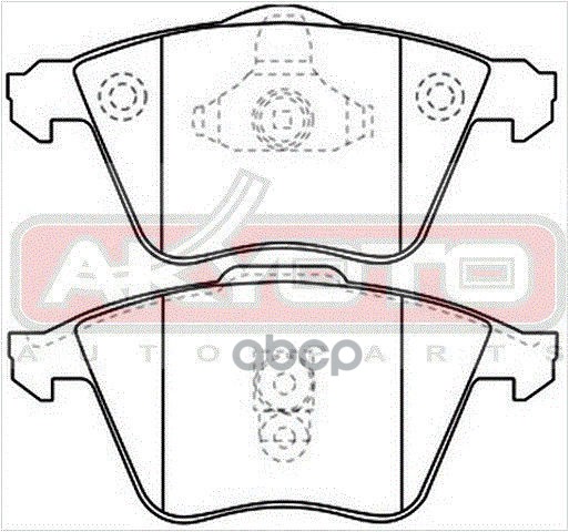 КОЛОДКИ ТОРМОЗНЫЕ ДИСКОВЫЕ ПЕРЕДНИЕ