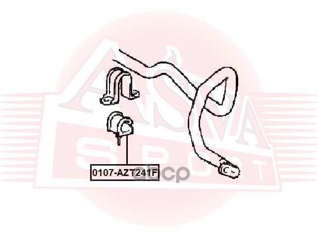 ВТУЛКА ПЕРЕДНЕГО СТАБИЛИЗАТОРА D25