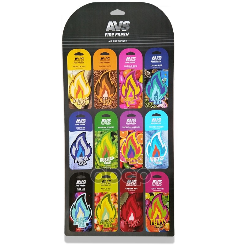 Дисплей Для Ароматизаторов + Крючки Для Дисплея (Комплект- 12 Шт) Fire Fresh Avs Afp AVS арт. A07740S