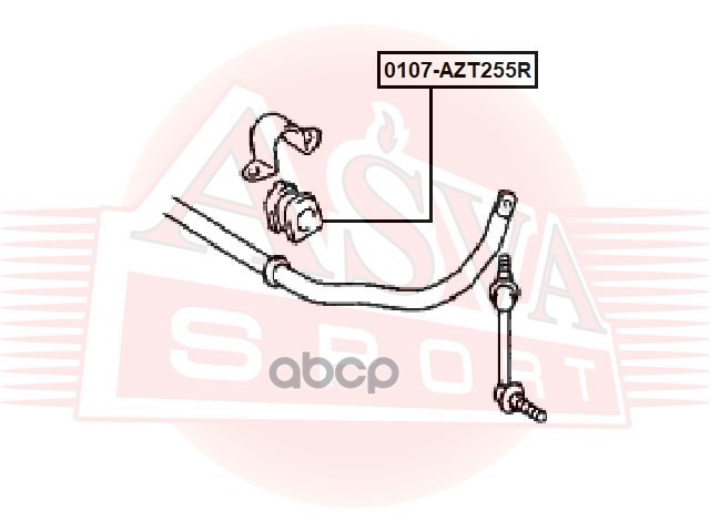 ВТУЛКА ЗАДНЕГО СТАБИЛИЗАТОРА D20