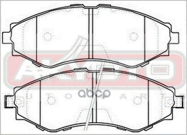 Колодки тормозные дисковые передние