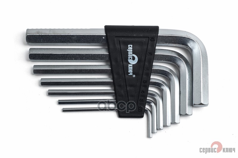 Набор шестигранников  7 пр. 2,5-10 мм Сервис Ключ 76400