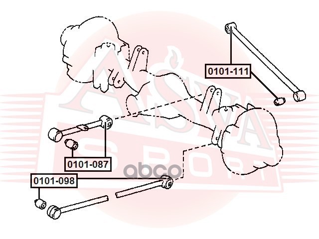 САЙЛЕНТБЛОК ЗАДНЕЙ ПОПЕРЕЧНОЙ ТЯГИ