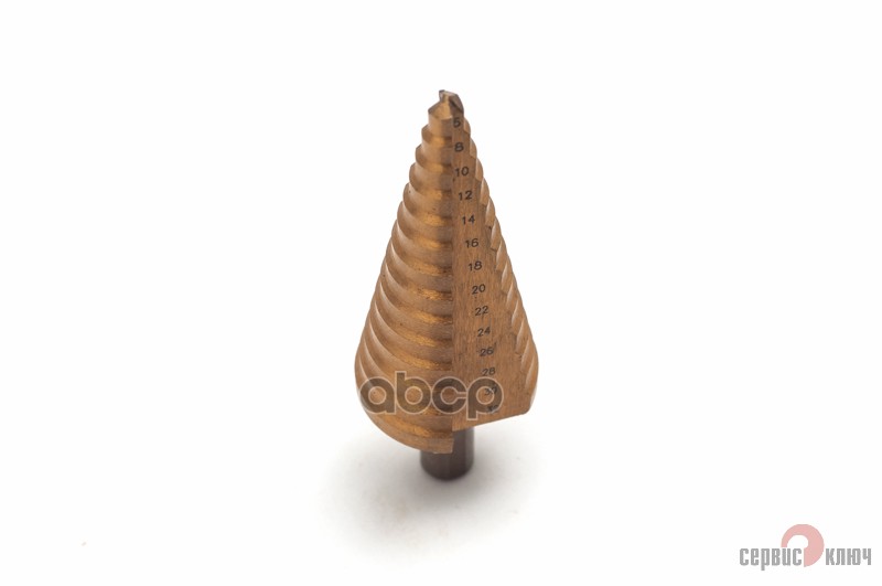 Сверло ступенчатое 6,0-32 мм 14 ступеней Сервис Ключ 72350