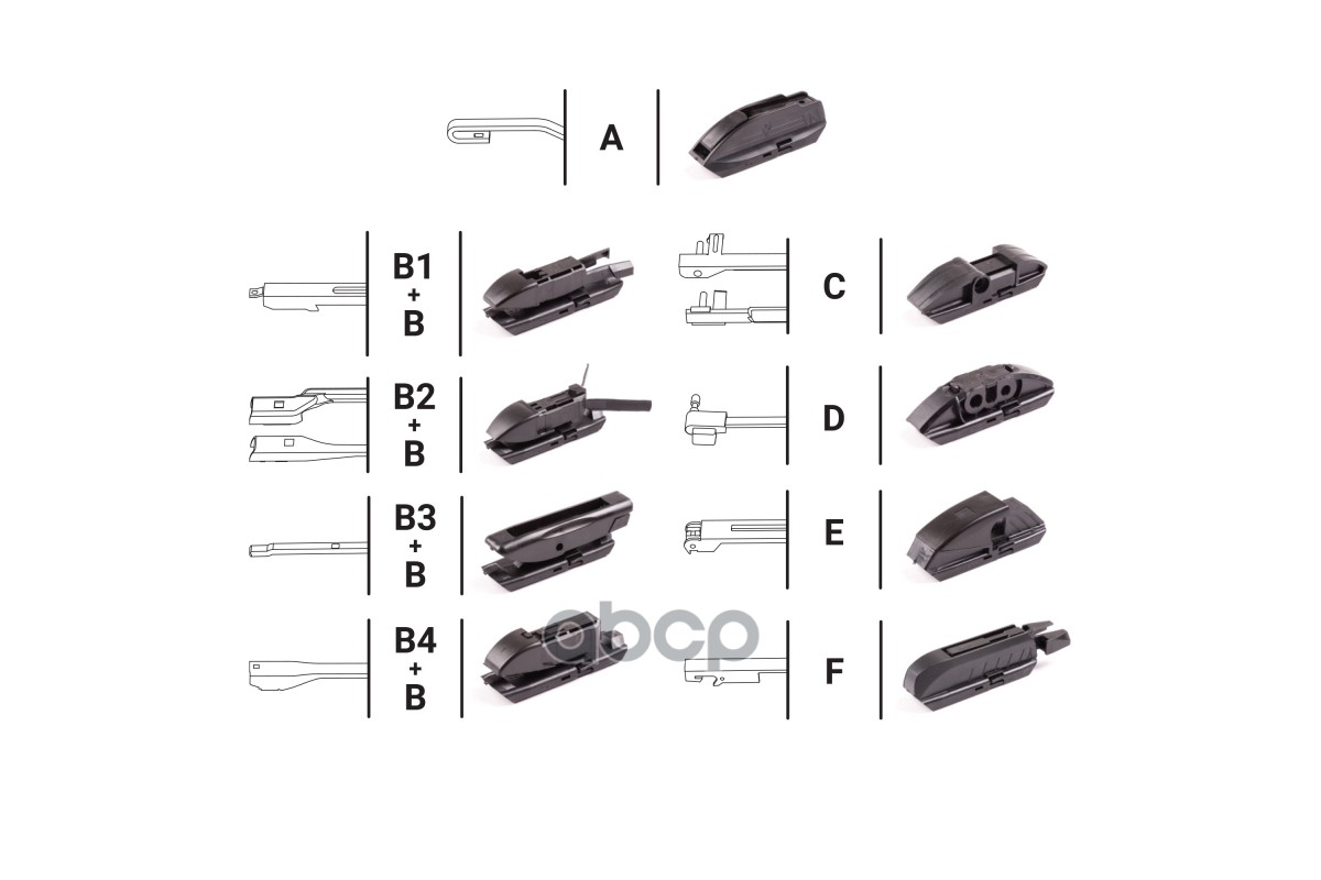 Щетка стеклоочистителя гибридная Autoprofi 21