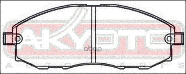 КОЛОДКИ ТОРМОЗНЫЕ ДИСКОВЫЕ ПЕРЕДНИЕ