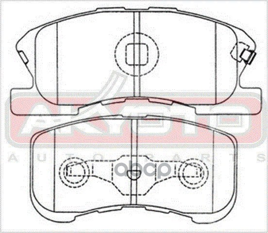 КОЛОДКИ ТОРМОЗНЫЕ ДИСКОВЫЕ ПЕРЕДНИЕ