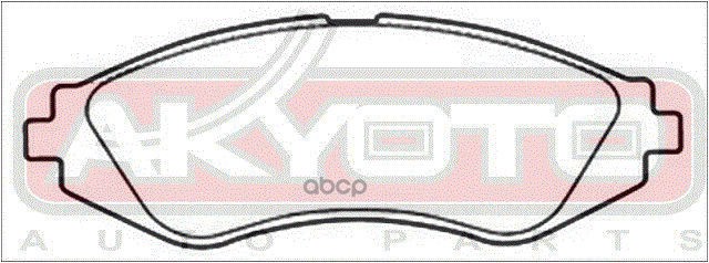 КОЛОДКИ ТОРМОЗНЫЕ ДИСКОВЫЕ ПЕРЕДНИЕ