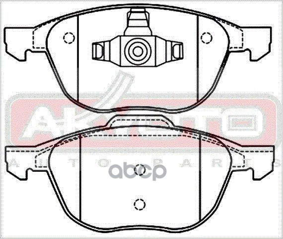 КОЛОДКИ ТОРМОЗНЫЕ ДИСКОВЫЕ ПЕРЕДНИЕ