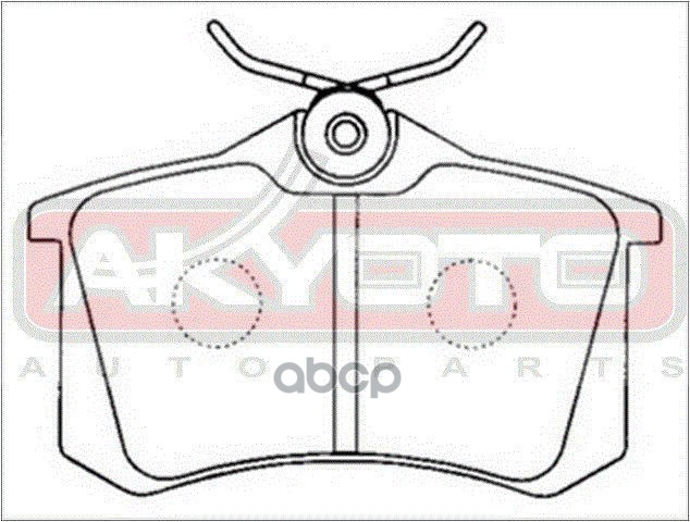 КОЛОДКИ ТОРМОЗНЫЕ ДИСКОВЫЕ ЗАДНИЕ