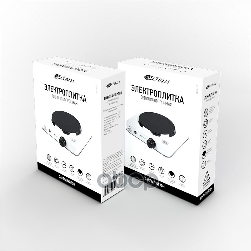 Электроплитка одноконфорочная DHP-100W 1000 Вт СОКОЛ