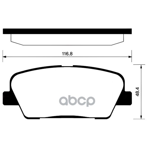 Колодки тормозные задние