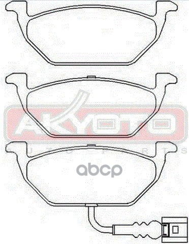 Колодки тормозные дисковые передние