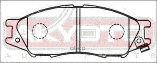 КОЛОДКИ ТОРМОЗНЫЕ ДИСКОВЫЕ ПЕРЕДНИЕ