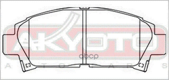 Тормозные колодки AKD 1156