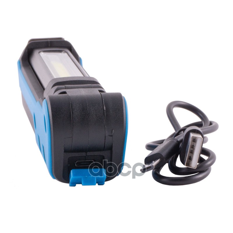 Фонарь светодиодный на аккум. Li-ion 3.7V 2000mA, COB (5W) + LED (3W), магнит, крючок 137953