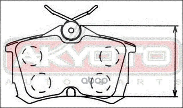 КОЛОДКИ ТОРМОЗНЫЕ ДИСКОВЫЕ ЗАДНИЕ