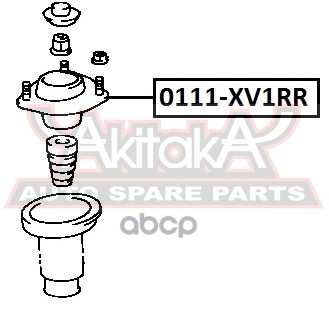 ОПОРА ЗАДНЕГО АМОРТИЗАТОРА ПРАВАЯ