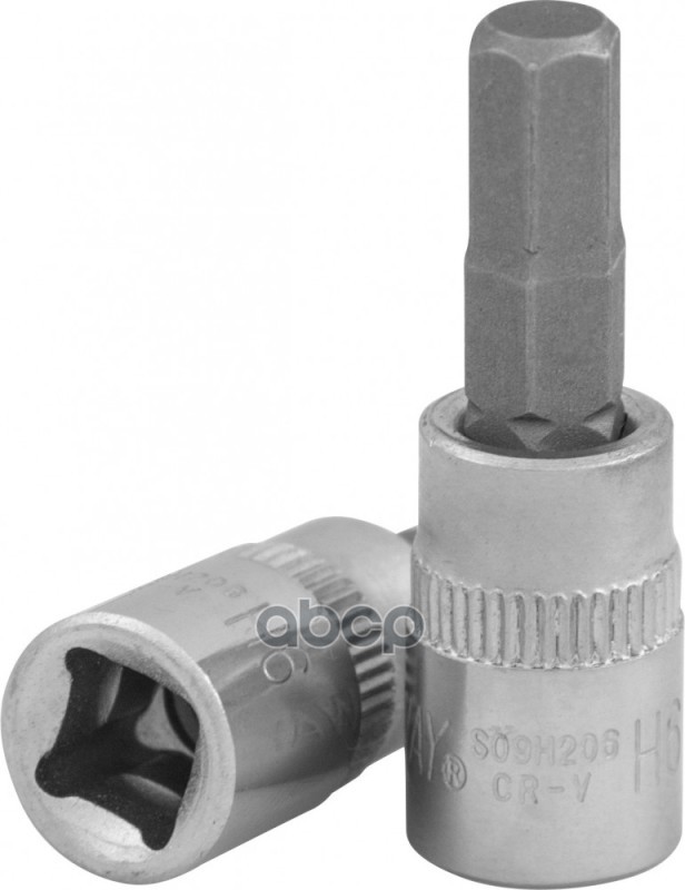 Насадка Торцевая! 1/4''Dr С Вставкой-Битой Шестигранной, H6, 37 Мм Jonnesway арт. S09H206