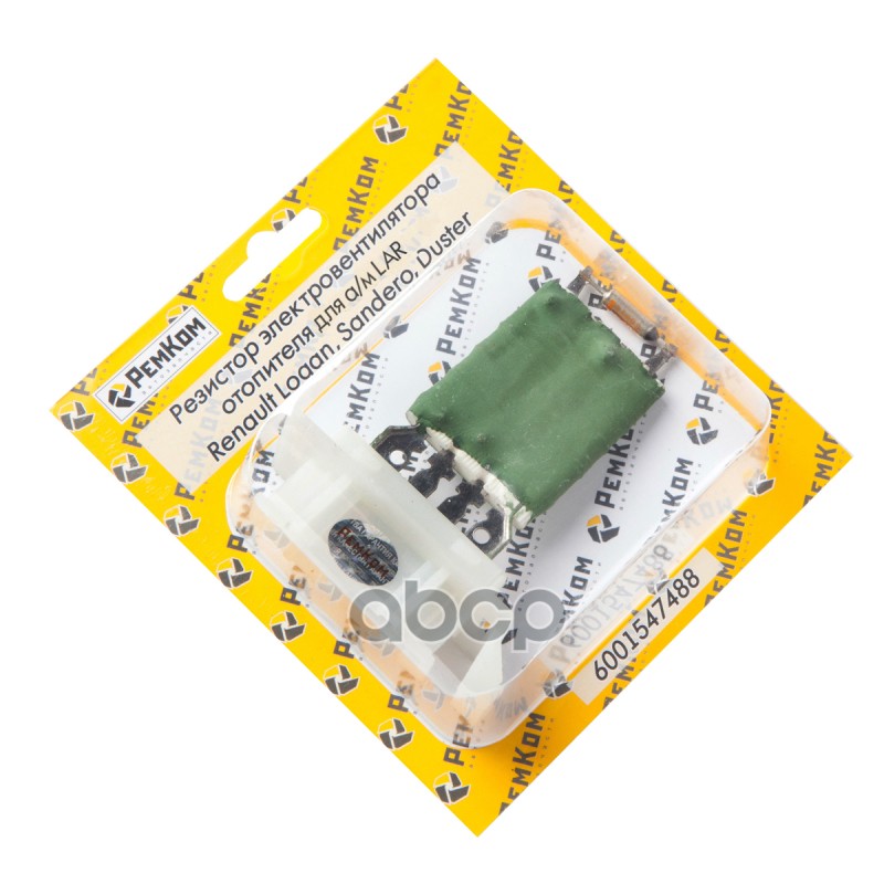 Резистор электровентилятора отопителя ВАЗ LADA Largus, Renault Logan, Sandero, D