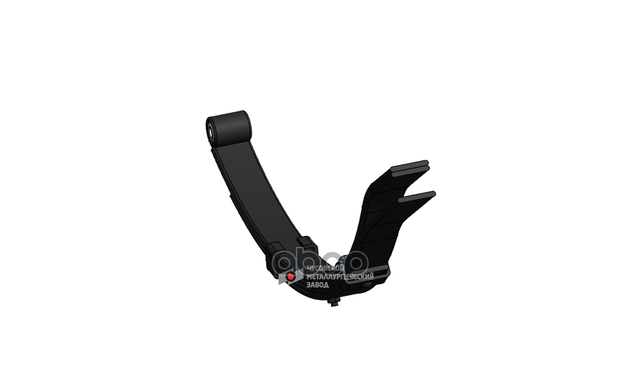 450604AL-2912012-10 Рессора задняя для прицепа AL-KO 4 листа