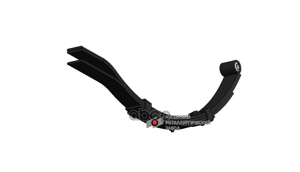 450604AL-2912012-10 Рессора задняя для прицепа AL-KO 4 листа