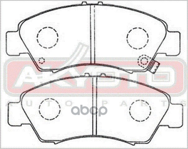 КОЛОДКИ ТОРМОЗНЫЕ ДИСКОВЫЕ ПЕРЕДНИЕ