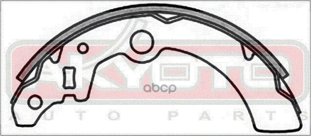 КОЛОДКИ ТОРМОЗНЫЕ БАРАБАННЫЕ ЗАДНИЕ