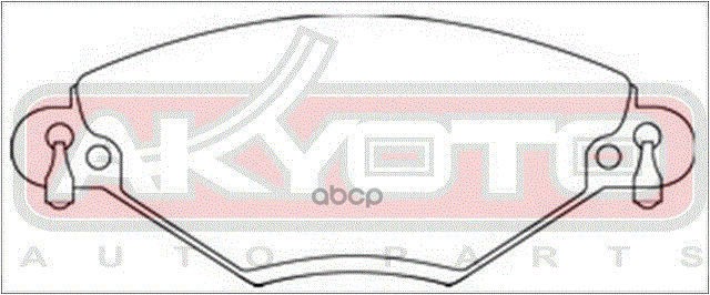 Колодки тормозные дисковые передние CITROEN CITROEN C5 2001->