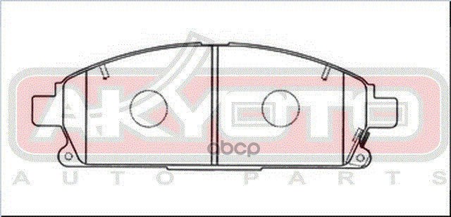 КОЛОДКИ ТОРМОЗНЫЕ ДИСКОВЫЕ ПЕРЕДНИЕ