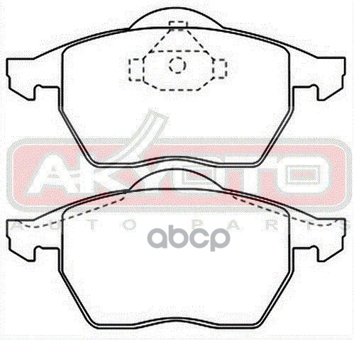 Колодки тормозные дисковые передние