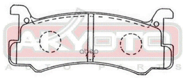 КОЛОДКИ ТОРМОЗНЫЕ ДИСКОВЫЕ ЗАДНИЕ
