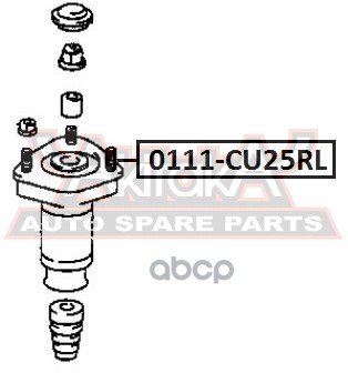 ОПОРА ЗАДНЕГО АМОРТИЗАТОРА ЛЕВАЯ