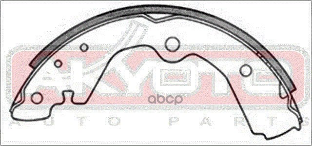 Колодки тормозные барабанные задние NISSAN SERENA C23 1994-1999. AD 96->,Cube 99->