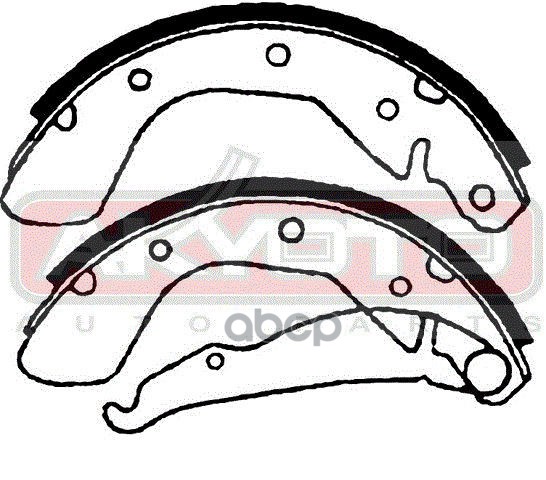 КОЛОДКИ ТОРМОЗНЫЕ БАРАБАННЫЕ ЗАДНИЕ