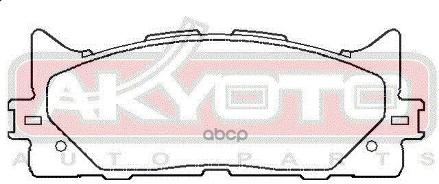 Колодки тормозные дисковые передние