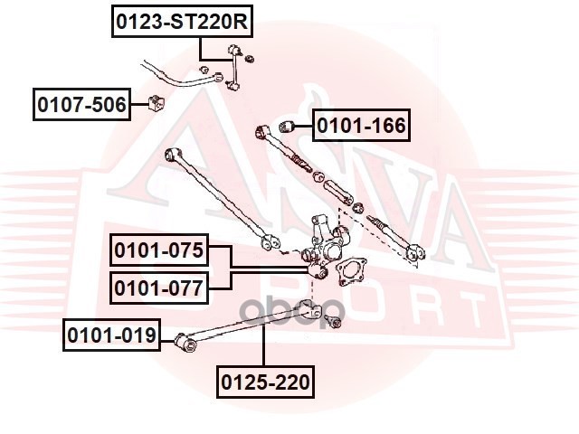 САЙЛЕНТБЛОК ЗАДНЕЙ ЦАПФЫ