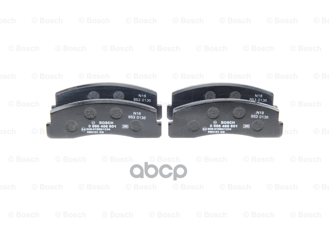 0 986 466 601 Колодки Дисковые Перед.! Lada 2121 Niva 1.6/1.7I/1.9D 76> Bosch арт. 0986466601