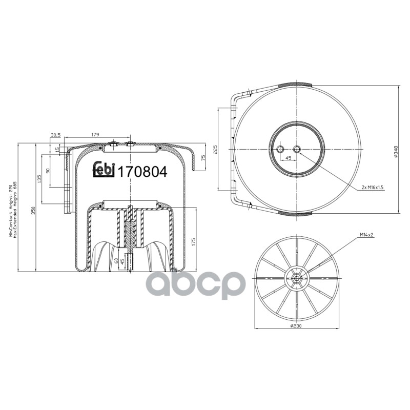 170804 Деталь Febi арт. 170804