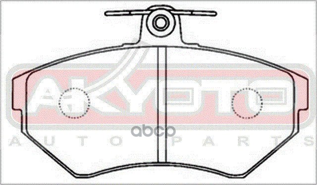 КОЛОДКИ ТОРМОЗНЫЕ ПЕРЕДНИЕ ДИСКОВЫЕ