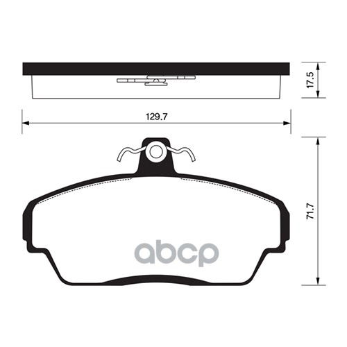 Колодки тормозные передние ГАЗ 3302 2705 2217 Соболь