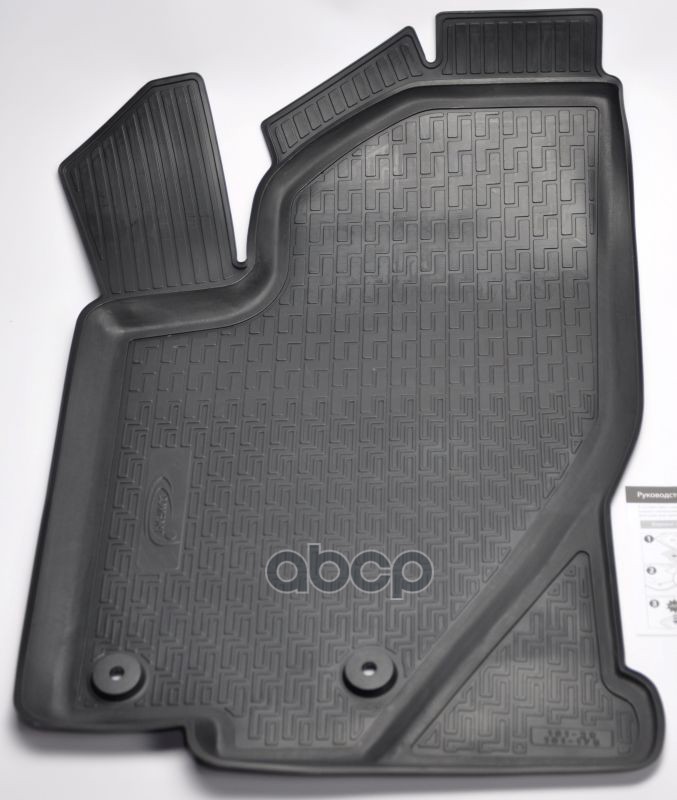 Коврики в салон передние 2шт полиуретан с крепежом ВАЗ 2192 Лада Granta хэтчбек
