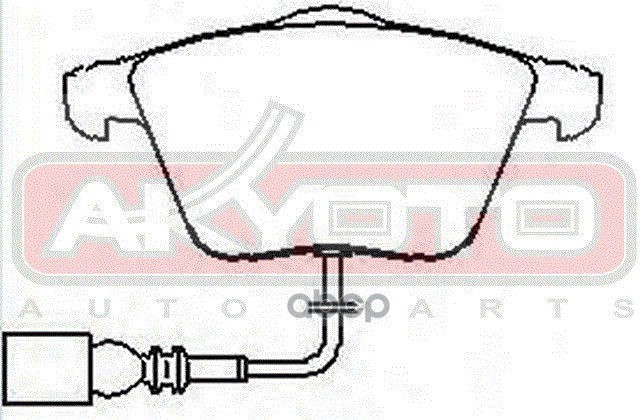 КОЛОДКИ ТОРМОЗНЫЕ ДИСКОВЫЕ ПЕРЕДНИЕ С ДАТЧИКОМ