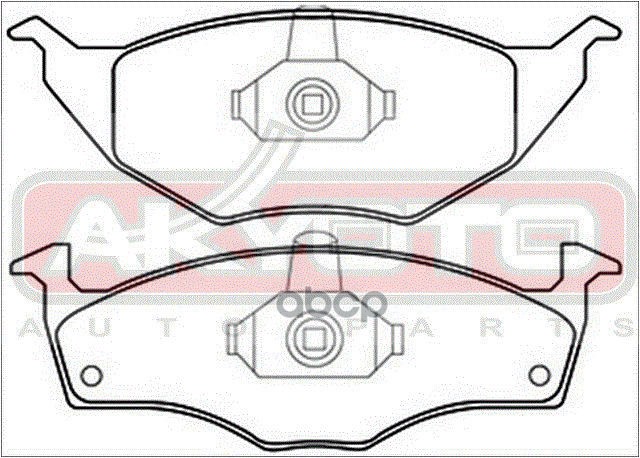 Колодки тормозные дисковые передние