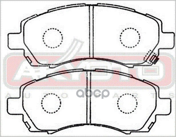 КОЛОДКИ ТОРМОЗНЫЕ ДИСКОВЫЕ ПЕРЕДНИЕ