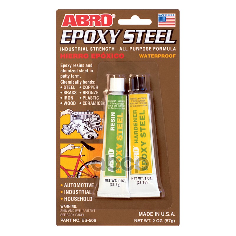 Клей! Эпоксидный Высокопрочный Водостойкий 57Г Abro ABRO арт. ES506