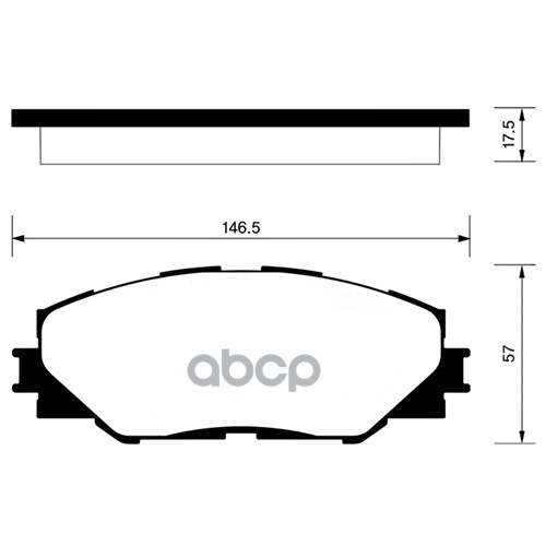 Колодки тормозные передние 4 (150180) (260)
